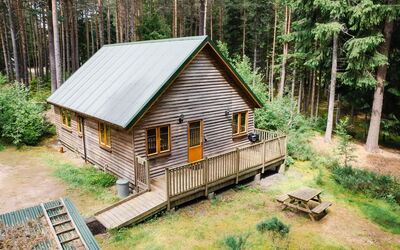 Accommodation:&nbsp;Capercaillie Cabin 100.3