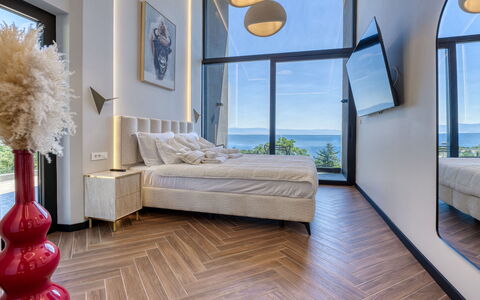 Black Imperium: Furniture, Interior Design, Floor, Flooring, Bed, Bedroom, Wood, Room, Ceiling, Lighting