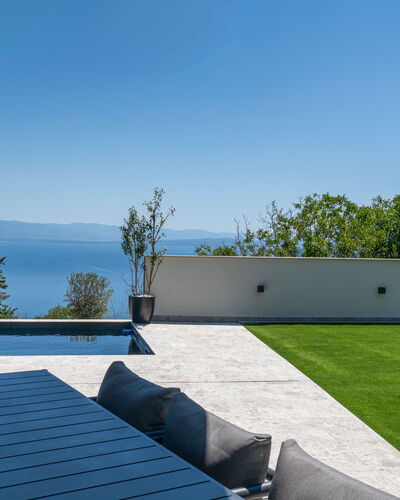 Black Imperium: Shade, Sea, Garden, Landscaping, Coast, Concrete, Outdoor Furniture, Ocean, Swimming Pool, Walkway