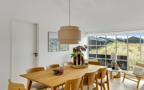 Thorlef - 500M from the Sea: Furniture, Interior Design, Flooring, Dining Room, Table, Floor, Wood, Kitchen & Dining Room Table, Chair, Ceiling