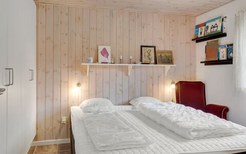 Marjanna - 700M to the Fjord: Bed, Furniture, Bedroom, Interior Design, Wall, Bedding, Bed Sheet, Floor, Wood, Flooring