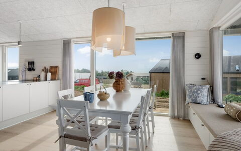 Pia - 350M from the Sea: Furniture, Interior Design, Flooring, Floor, Wood, Ceiling, Light Fixture, Kitchen & Dining Room Table, Chair, Dining Room