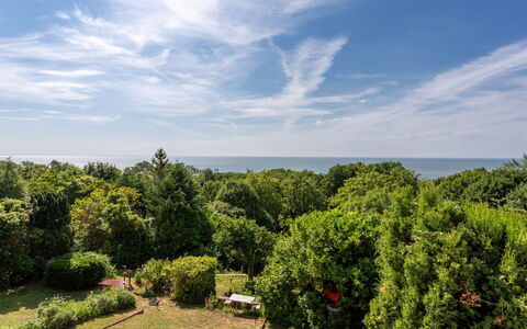 Maison Rose: Sky, Blue, Daytime, Vegetation, Horizon, Cloud, Shrub, Plant Community, Sunlight, Cumulus