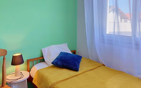 Aqua Riva: Bed, Bedroom, Furniture, Wall, Interior Design, Floor, Bed Sheet, Bedding, Wood, Flooring