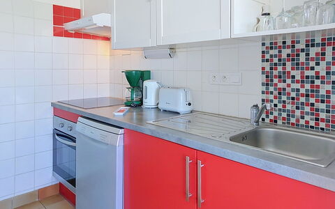 Aqua Riva: Kitchen, Countertop, Kitchen Appliance, Major Appliance, Kitchen Sink, Sink, Flooring, Plumbing Fixture, Interior Design, Tap