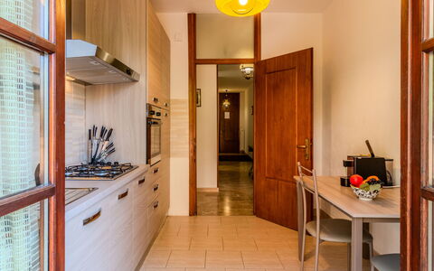 Sant'Agata: Flooring, Interior Design, Kitchen, Countertop, Wood, Floor, Ceiling, Kitchen Appliance, Major Appliance, Furniture