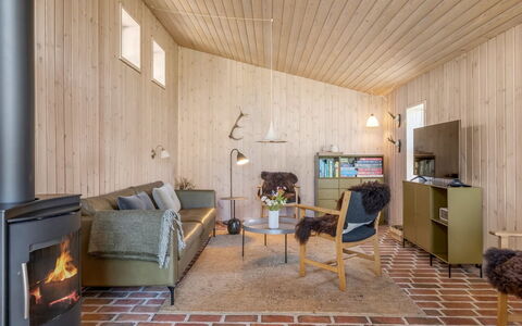 Elsamaria - 400M from the Sea: Flooring, Wood, Floor, Interior Design, Ceiling, Furniture, Living Room, Wood Flooring, Room, Couch