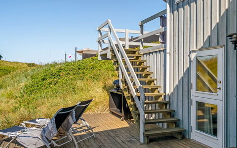 Elsamaria - 400M from the Sea: Wood, Stairs, Plank, Hardwood, Deck, Handrail, Balcony, Eco Hotel, Boardwalk, Porch