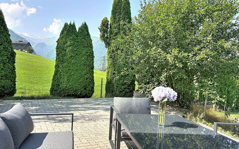 Kaprun 614: Furniture, Outdoor Furniture, Chair, Outdoor Table, Garden, Shade, Landscaping, Coffee Table, Evergreen