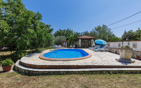 Nina: Estate, Shade, Hacienda, Backyard, Landscaping, Flagstone, Villa, Farmhouse, Eco Hotel, Swimming Pool