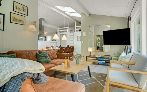 Anemette - 900M from the Sea: Furniture, Interior Design, Couch, Flooring, Living Room, Wood, Ceiling, Floor, Room