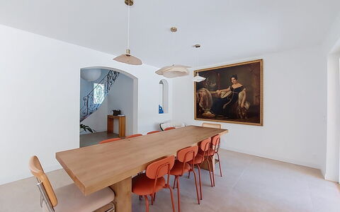 La Villa Nana: Furniture, Interior Design, Apartment, Floor, Flooring, Table, Chair, Living Room, Room, Home