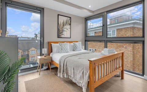 Hoxton Residence: Furniture, Interior Design, Apartment, Floor, Flooring, Table, Chair, Living Room, Room, Home