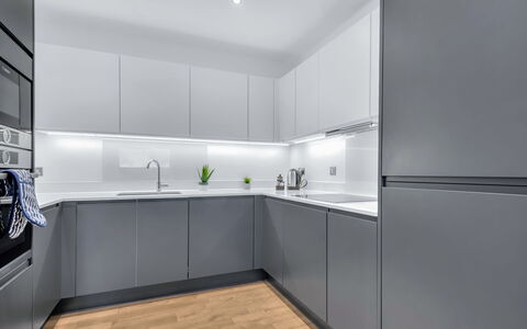 Wickside Apartment: Furniture, Interior Design, Apartment, Floor, Flooring, Table, Chair, Living Room, Room, Home