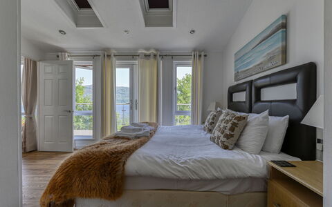 Loch Ness View (Lodge 11): Furniture, Interior Design, Apartment, Floor, Flooring, Table, Chair, Living Room, Room, Home