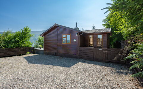 Loch Ness View (Lodge 11): Furniture, Interior Design, Apartment, Floor, Flooring, Table, Chair, Living Room, Room, Home