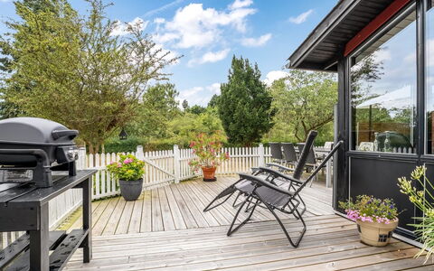 Aiske - 700M from the Sea: Furniture, Wood, Porch, Chair, Outdoor Furniture, Table, Deck, Wood Flooring, Outdoor Table