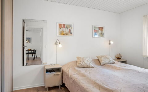 Ineke - 200M from the Sea: Interior Design, Furniture, Bed, Wall, Bedroom, Floor, Flooring, Ceiling, Wood, Room