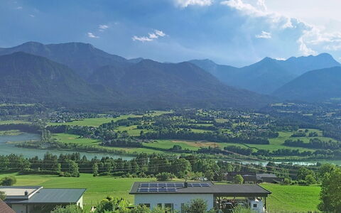 Karawanken Panorama: Sky, Mountainous Landforms, Mountain, Green, Hill, Natural Landscape, Highland, Landscape, Mountain Range