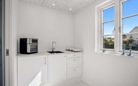 Selvi - 500M from the Sea: Wall, Ceiling, Interior Design, Flooring, Floor, Room, Light Fixture, Cabinetry, Plumbing Fixture, Kitchen