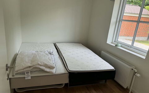 Eeske - 4Km from the Sea: Furniture, Bedroom, Bed, Floor, Flooring, Textile, Interior Design, Linens, Bedding, Bed Sheet
