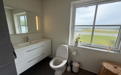 Eeske - 4Km from the Sea: Plumbing Fixture, Plumbing, Floor, Bathroom, Toilet Seat, Toilet, Tap, Sink, Bidet, Tile