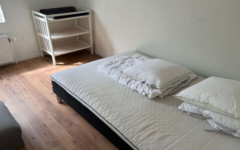 Eeske - 4Km from the Sea: Furniture, Bed, Bedroom, Floor, Flooring, Wood, Bedding, Bed Sheet, Interior Design, Linens