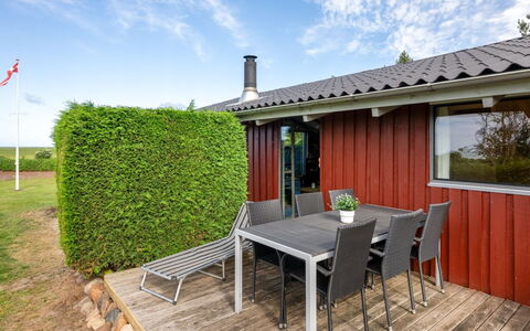 Clea - 250M to the Fjord: Shrub, Cottage, Land Lot, Roof, Shade, Siding, Outdoor Furniture, Garden, Yard, Garden Buildings