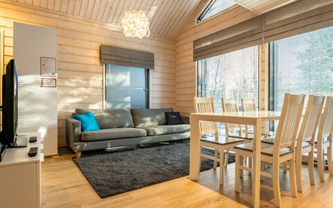 Golfarinkunnas 9A: Interior Design, Wood, Flooring, Furniture, Ceiling, Home, Floor, Living Room, Wood Flooring, Couch