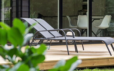 Deik - 1Km from the Sea: Outdoor Furniture, Furniture, Sunlounger, Shade, Chair, Garden, Design, Hardwood, Chaise Longue