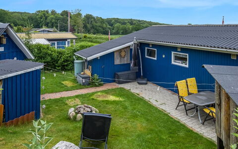 Agla - 350M from the Sea: Roof, Home, Cottage, Siding, Yard, Lawn, Backyard, Garden, Shade, Garden Buildings