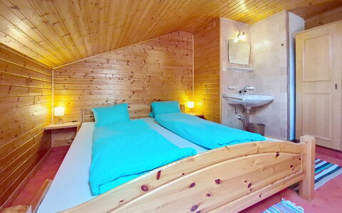 Brandnerhof: Interior Design, Wood, Ceiling, Flooring, Floor, Bedroom, Bed, Furniture, Room, Home