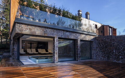 Valera Vita Forest: Wood, Swimming Pool, Architecture, Flooring, Composite Material, Concrete, Natural Material, Hardwood, Resort