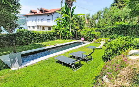 Emma: Shrub, Swimming Pool, Garden, Lawn, Landscaping, Backyard, Resort, Yard, Estate, Water Feature