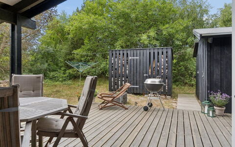 Erich - 500M from the Sea: Wood, Furniture, Outdoor Furniture, Porch, Deck, Chair, Outdoor Table, Hardwood, Door, Backyard