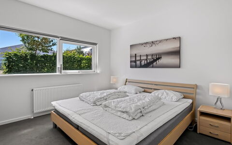 Svane - 70M from the Sea: Bedroom, Bed, Interior Design, Room, Bedding, Bed Sheet, Flooring, Floor, Ceiling, Bed Frame