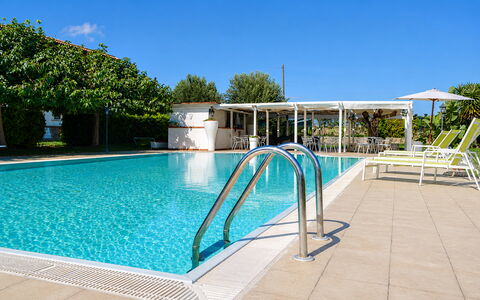 Casa Dafne: Swimming Pool, Resort, Composite Material, Shade, Leisure, Outdoor Furniture, Eco Hotel, Hotel, Leisure Centre, Sunlounger
