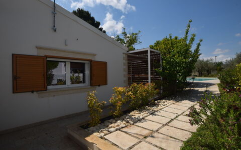 La Dimora di Diana: Shade, Garden, Concrete, Landscaping, Backyard, Yard, Walkway, Driveway, Courtyard