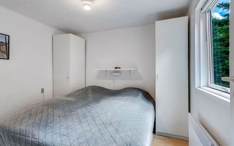 Anina - 300M from the Sea: Bed, Bedroom, Interior Design, Furniture, Bed Sheet, Ceiling, Flooring, Floor, Bedding, Room