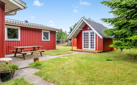 Anina - 300M from the Sea: Cottage, Lawn, Yard, Garden, Siding, Landscaping, Shade, Estate, Garden Buildings, Backyard