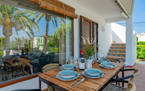 Can Nura: Furniture, Chair, Table, Kitchen & Dining Room Table, Dining Room, Houseplant, Shade, Resort, Eco Hotel, Flowerpot