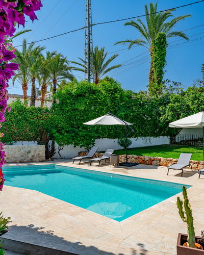 Can Nura: Blue, Swimming Pool, Resort, Eco Hotel, Outdoor Furniture, Shade, Garden, Landscaping, Hacienda