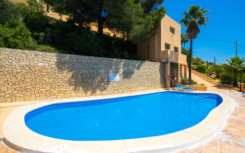 Sol Moraira: Blue, Swimming Pool, Resort, Outdoor Furniture, Shade, Hotel, Eco Hotel, Resort Town, Tropics, Villa