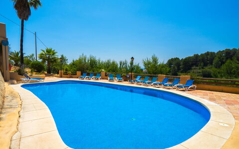 Sol Moraira: Blue, Outdoor Furniture, Swimming Pool, Resort, Leisure, Hotel, Sunlounger, Resort Town