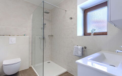 Trošti: Bathroom, Flooring, Plumbing Fixture, Floor, Interior Design, Tap, Plumbing, Ceiling, Tile, Shower