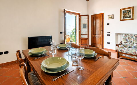 La Casina: Furniture, Interior Design, Wood, Flooring, Table, Room, Home, Dining Room, Floor, Kitchen & Dining Room Table