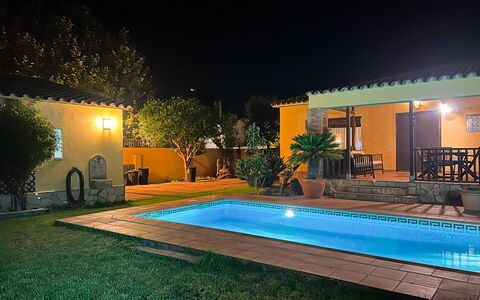 Sunrise: Blue, Swimming Pool, Composite Material, Shade, Resort, Estate, Hacienda, Villa, Leisure Centre
