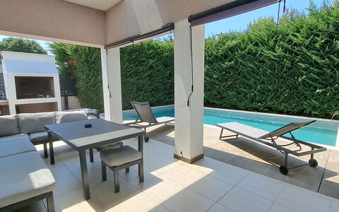 A.e.m: Blue, Swimming Pool, Composite Material, Shade, Resort, Estate, Hacienda, Villa, Leisure Centre