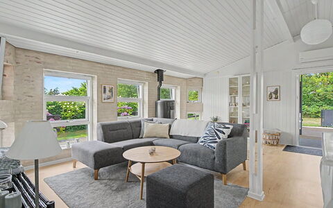 Annalina - 230M from the Sea: Wood, Floor, Furniture, Home, Flooring, Living Room, Couch, Interior Design, Ceiling