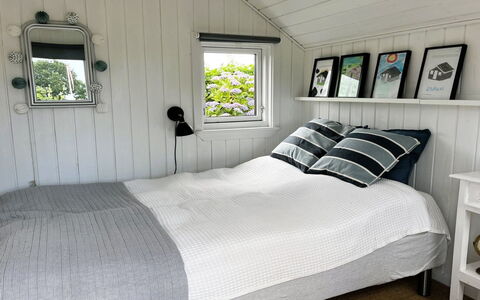 Annalina - 230M from the Sea: Bedroom, Bed, Bed Sheet, Bedding, Wood, Linens, Interior Design, Bed Frame, Floor, Furniture